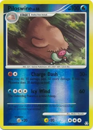 69/146 Piloswine LA Uncommon Reverse Holo