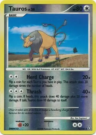 74/146 Tauros LA Uncommon Reverse Holo