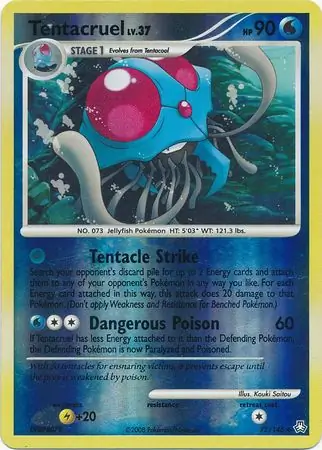 75/146 Tentacruel LA Uncommon Reverse Holo