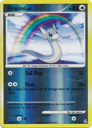 91/146 Dratini LA Common Reverse Holo
