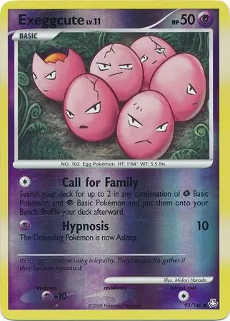 93/146 Exeggcute LA Common Reverse Holo