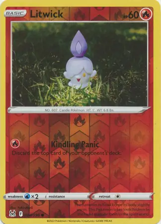 024/196 Litwick LOR Common Reverse Holo