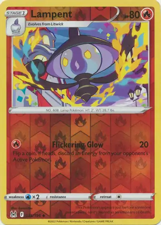 025/196 Lampent LOR Uncommon Reverse Holo