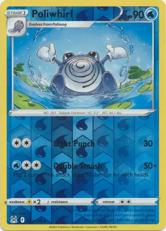 031/196 Poliwhirl LOR Uncommon Reverse Holo