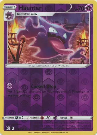 065/196 Haunter LOR Uncommon Reverse Holo