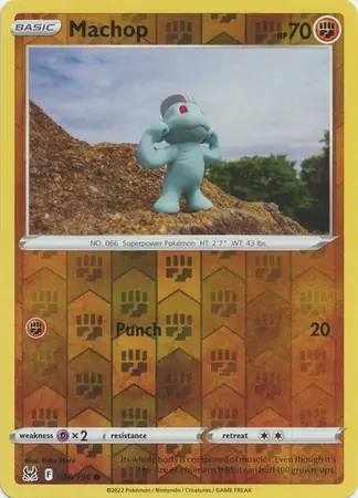 086/196 Machop LOR Common Reverse Holo