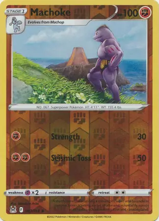 087/196 Machoke LOR Uncommon Reverse Holo