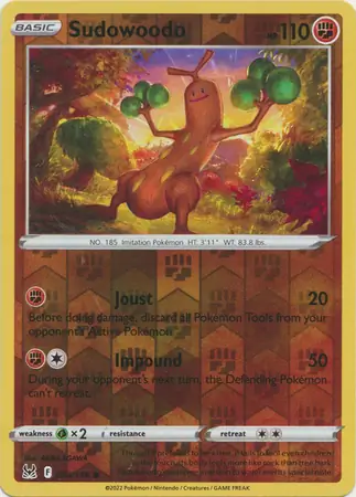 094/196 Sudowoodo LOR Common Reverse Holo