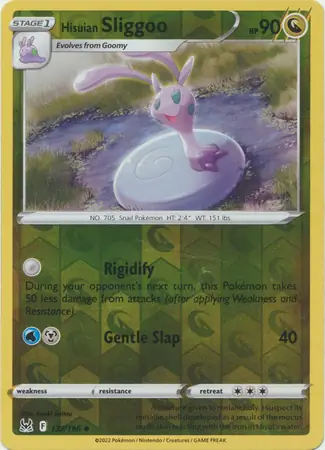 133/196 Hisuian Sliggoo LOR Uncommon Reverse Holo