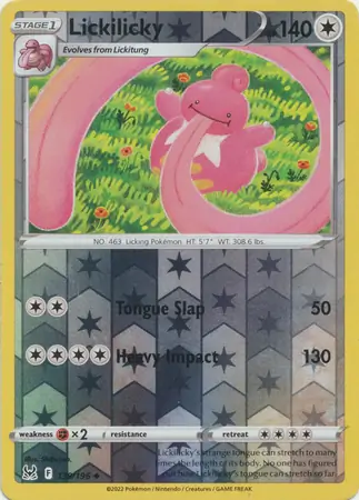 139/196 Lickilicky LOR Uncommon Reverse Holo
