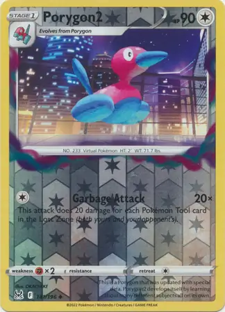 141/196 Porygon2 LOR Uncommon Reverse Holo
