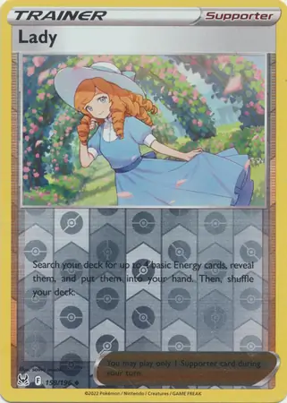 159/196 Lady LOR Uncommon Reverse Holo