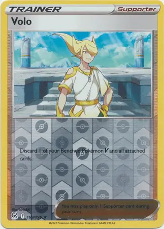 169/196 Volo LOR Rare Holo Reverse Holo