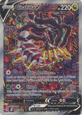 PokeDATA - Check current Pokemon card values for Giratina V 185!