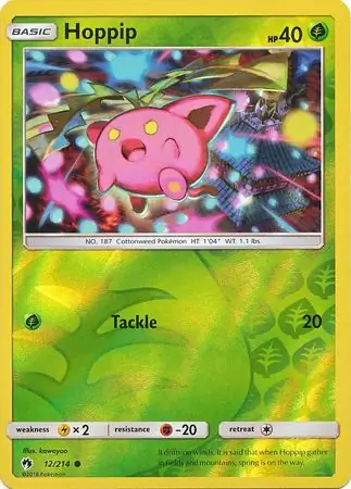 12/214 Hoppip LOT Common Reverse Holo