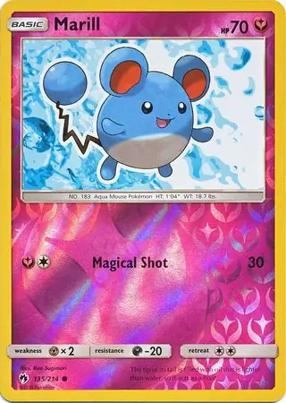 Marill Lost Thunder 135/214 Common Reverse Holo