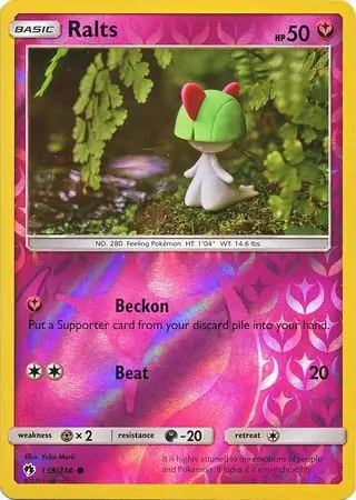 139/214 Ralts LOT Common Reverse Holo