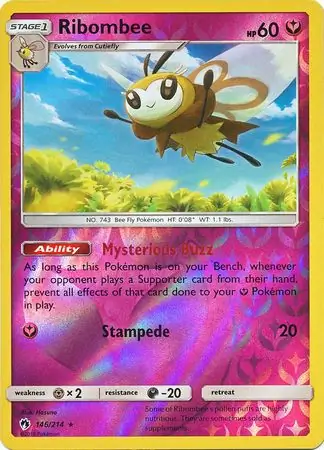 146/214 Ribombee LOT Rare Reverse Holo