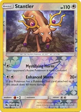 156/214 Stantler LOT Uncommon Reverse Holo