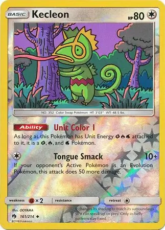 161/214 Kecleon LOT Uncommon Reverse Holo