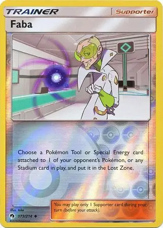 173/214 Faba LOT Uncommon Reverse Holo