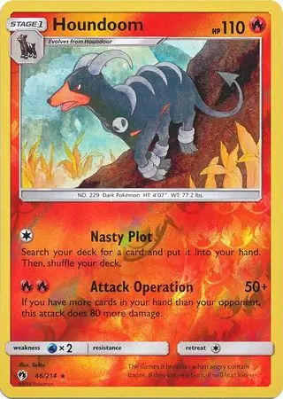 46/214 Houndoom LOT Rare Reverse Holo
