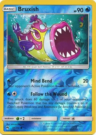 70/214 Bruxish LOT Common Reverse Holo