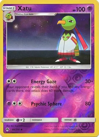 88/214 Xatu LOT Uncommon Reverse Holo