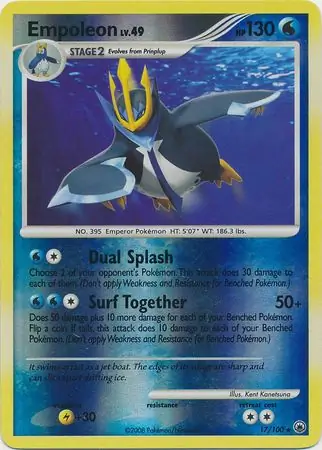 17/100 Empoleon MD Rare Reverse Holo