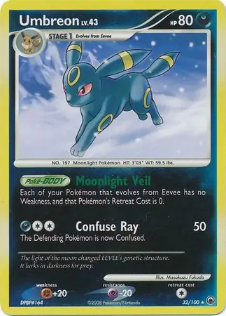 32/100 Umbreon MD Rare Reverse Holo