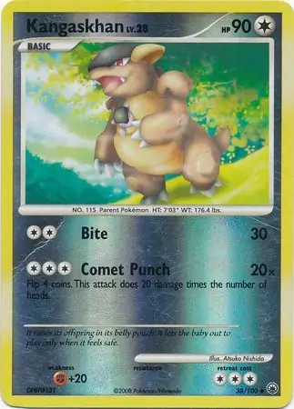 38/100 Kangaskhan MD Uncommon Reverse Holo