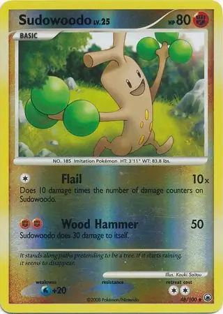 48/100 Sudowoodo MD Uncommon Reverse Holo