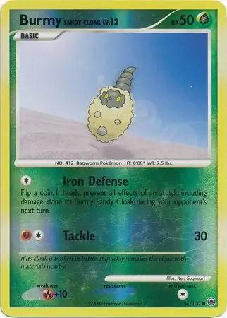 54/100 Burmy Sandy Cloak MD Common Reverse Holo