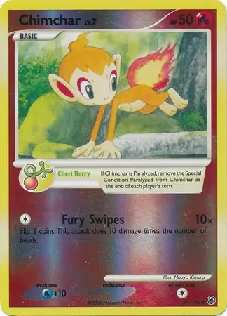 57/100 Chimchar MD Common Reverse Holo