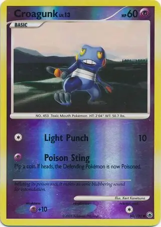 60/100 Croagunk MD Common Reverse Holo