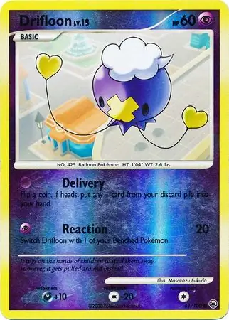 61/100 Drifloon MD Common Reverse Holo