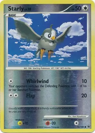 75/100 Starly MD Common Reverse Holo