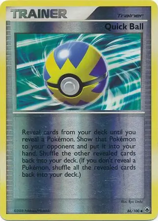 86/100 Quick Ball MD Uncommon Reverse Holo