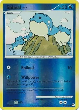 102/123 Spheal MT Common Reverse Holo