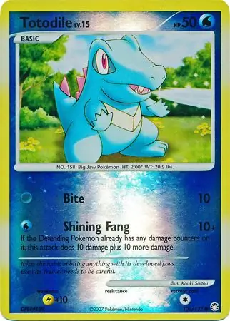 106/123 Totodile MT Common Reverse Holo
