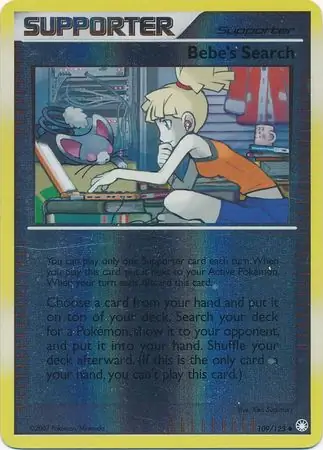 109/123 Bebe's Search MT Uncommon Reverse Holo