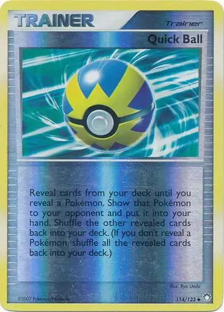 114/123 Quick Ball MT Uncommon Reverse Holo
