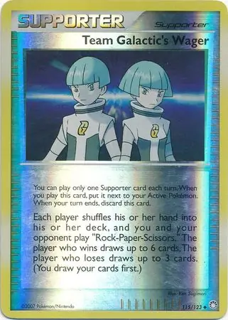 115/123 Team Galactic's Wager MT Uncommon Reverse Holo