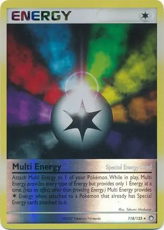 118/123 Multi Energy MT Rare Reverse Holo
