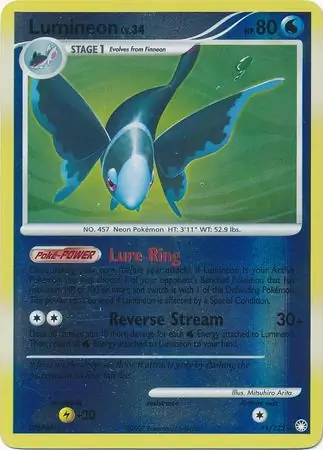 11/123 Lumineon MT Rare Holo Reverse Holo