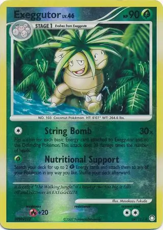 24/123 Exeggutor MT Rare Reverse Holo