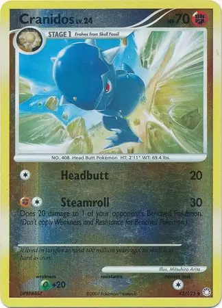 43/123 Cranidos MT Uncommon Reverse Holo