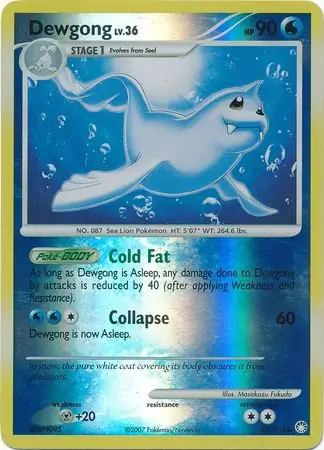 45/123 Dewgong MT Uncommon Reverse Holo