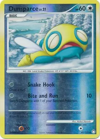 47/123 Dunsparce MT Uncommon Reverse Holo