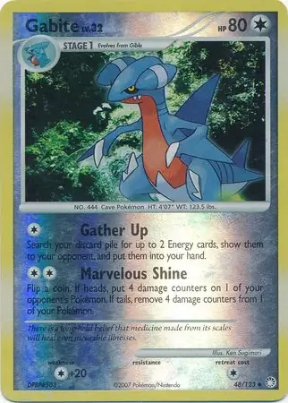 48/123 Gabite MT Uncommon Reverse Holo